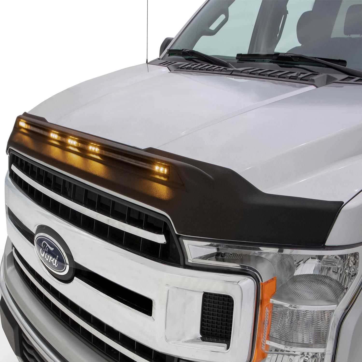 Auto Ventshade (AVS) Aeroskin LightShield Black Bug Deflector 753123