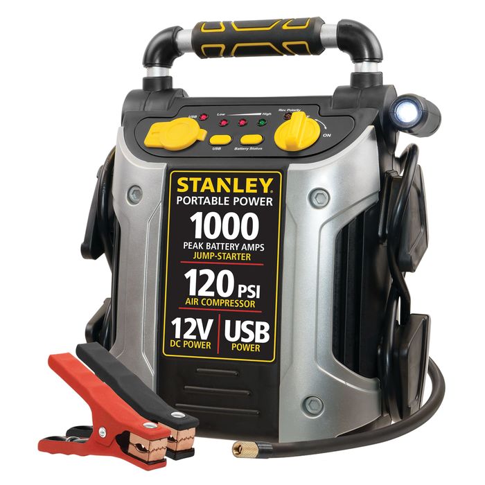 Stanley J5C09 1000 Peak Jump Starter with Air Compressor