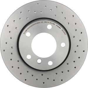 09.5390.3X BREMBO Xtra Disque de frein 286x22mm, 5, perforé