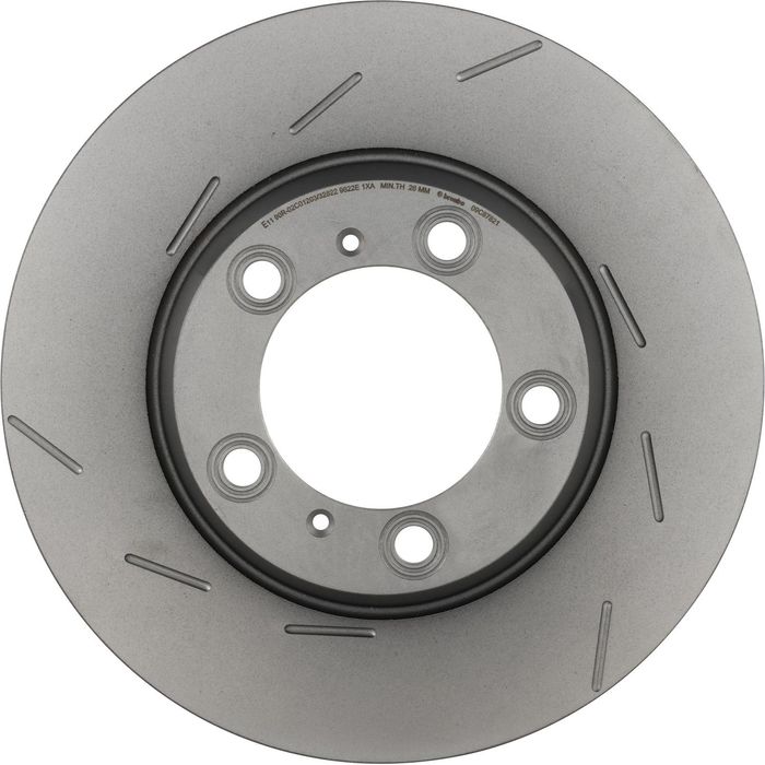 Disque De Frein Brembo 09.A968.21 - Diamètre 258 Mm, épaisseur 23 Mm, Alésage 63,5 Mm - Pour Freinage Haute Performance