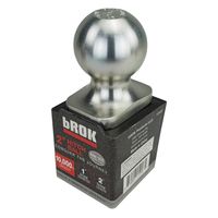 bROK 2in x 1in x 2in Long Plastic Base Hitch Ball HD