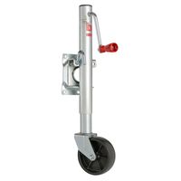 bROK 6in 1,000lbs Swivel Caster Poly Wheel Zinc Plating Marine Jack