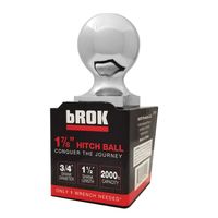 bROK 1 7/8in x 3/4in x 1 1/2in 2,000lbs Ball Plastic Base