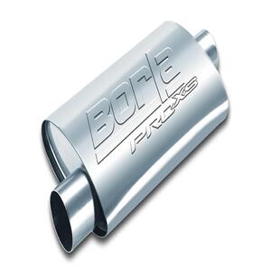 Borla 2 1/2in Center Inlet x 2 1/2in Offset Outlet Stainless Steel