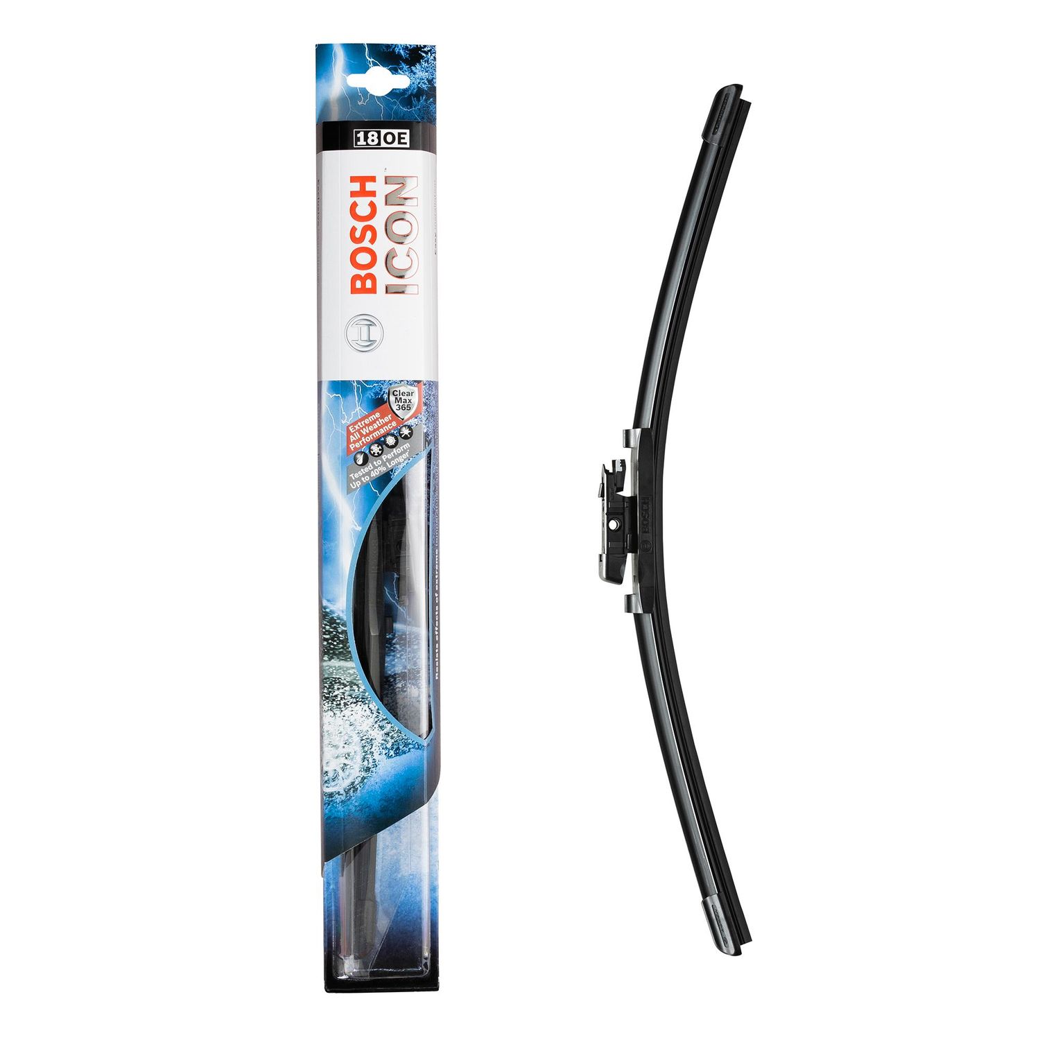 Up to 40 Longer Life 18 Bosch ICON 18B Wiper Blade Pack of 1