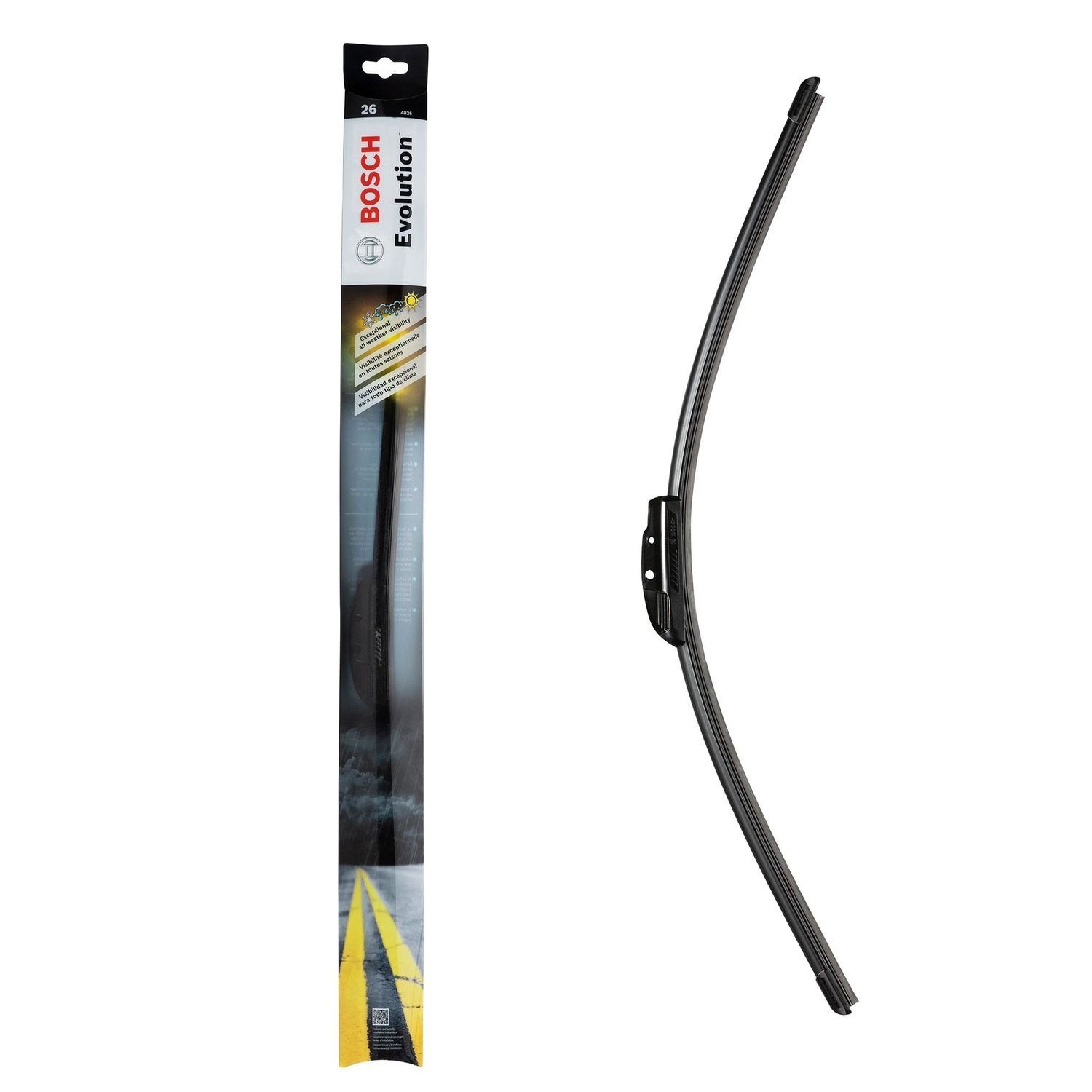 Bosch Evolution 26in Beam Black Wiper Blade