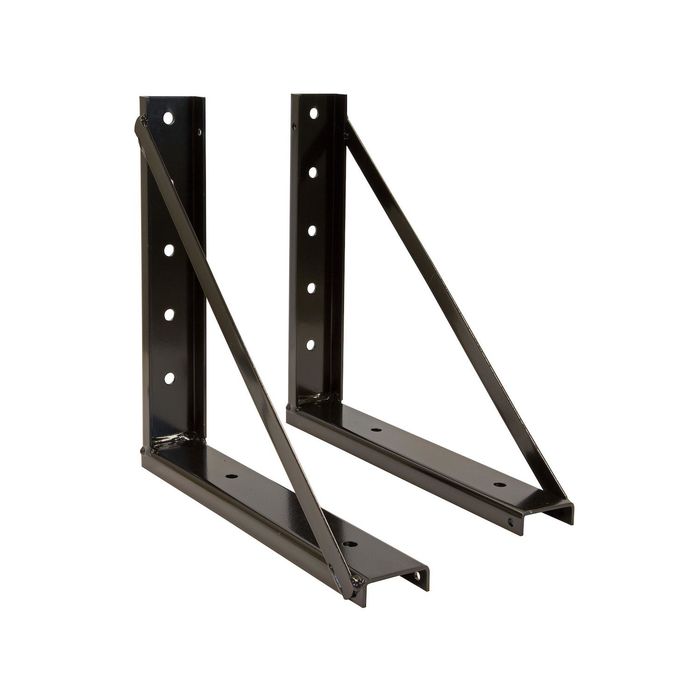 Buyers Products Welded Black 18in x 18in Formed Steel Mounting Bracket