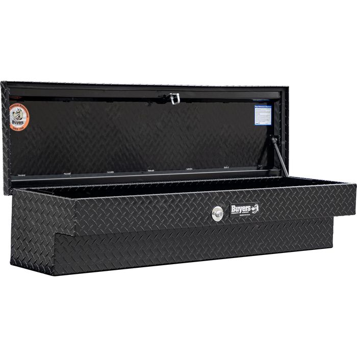 Buyers Products 13 x 16 x 87in Gloss Black Diamond Tread Aluminum Lo ...