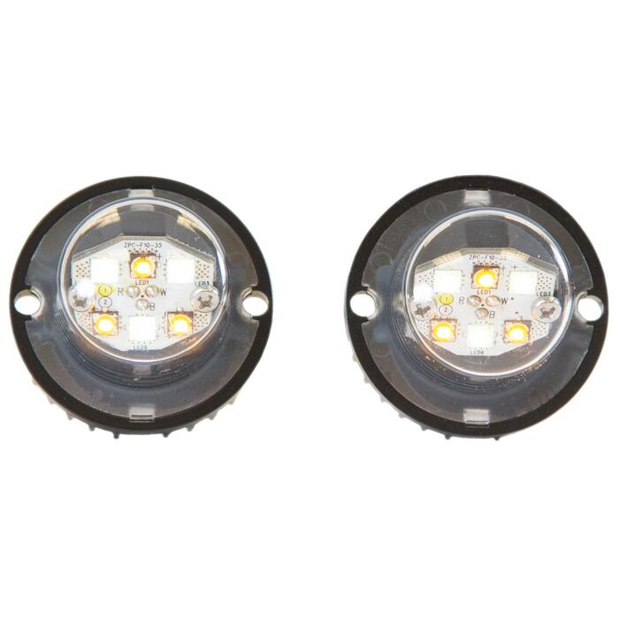 Buyers Products Amber/Clear 25ft Bolt-On Hidden Strobe Kits with In ...