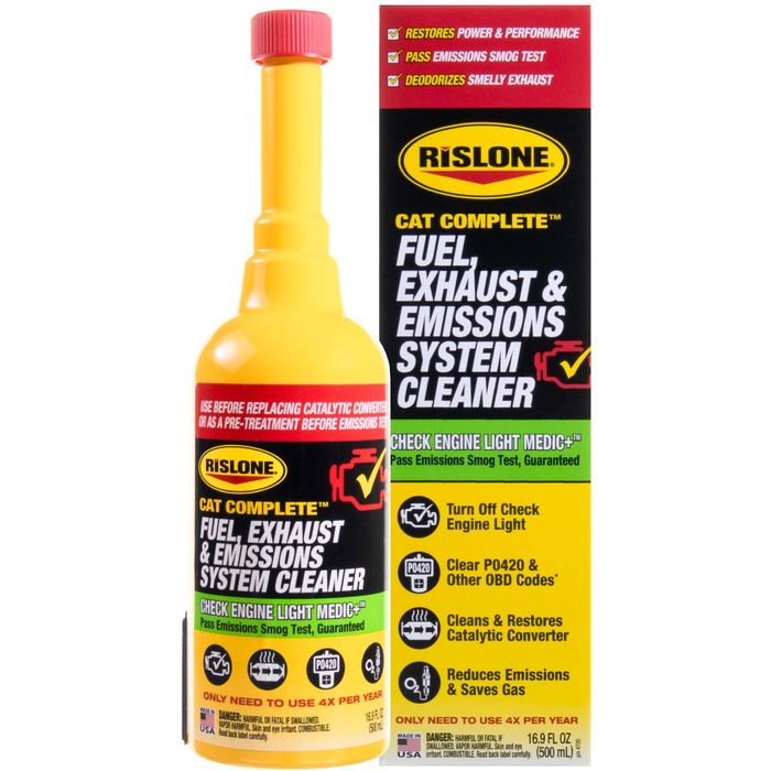 Rislone Cat Complete Fuel, Exhaust and Emissions System Cleaner 16.9oz