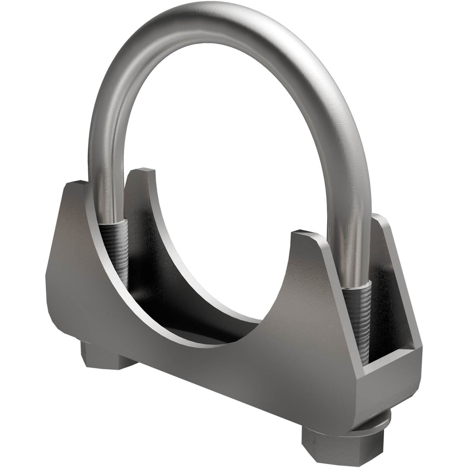 BRExhaust 2 1/2 in. UBolt Zinc Plated Exhaust Clamp