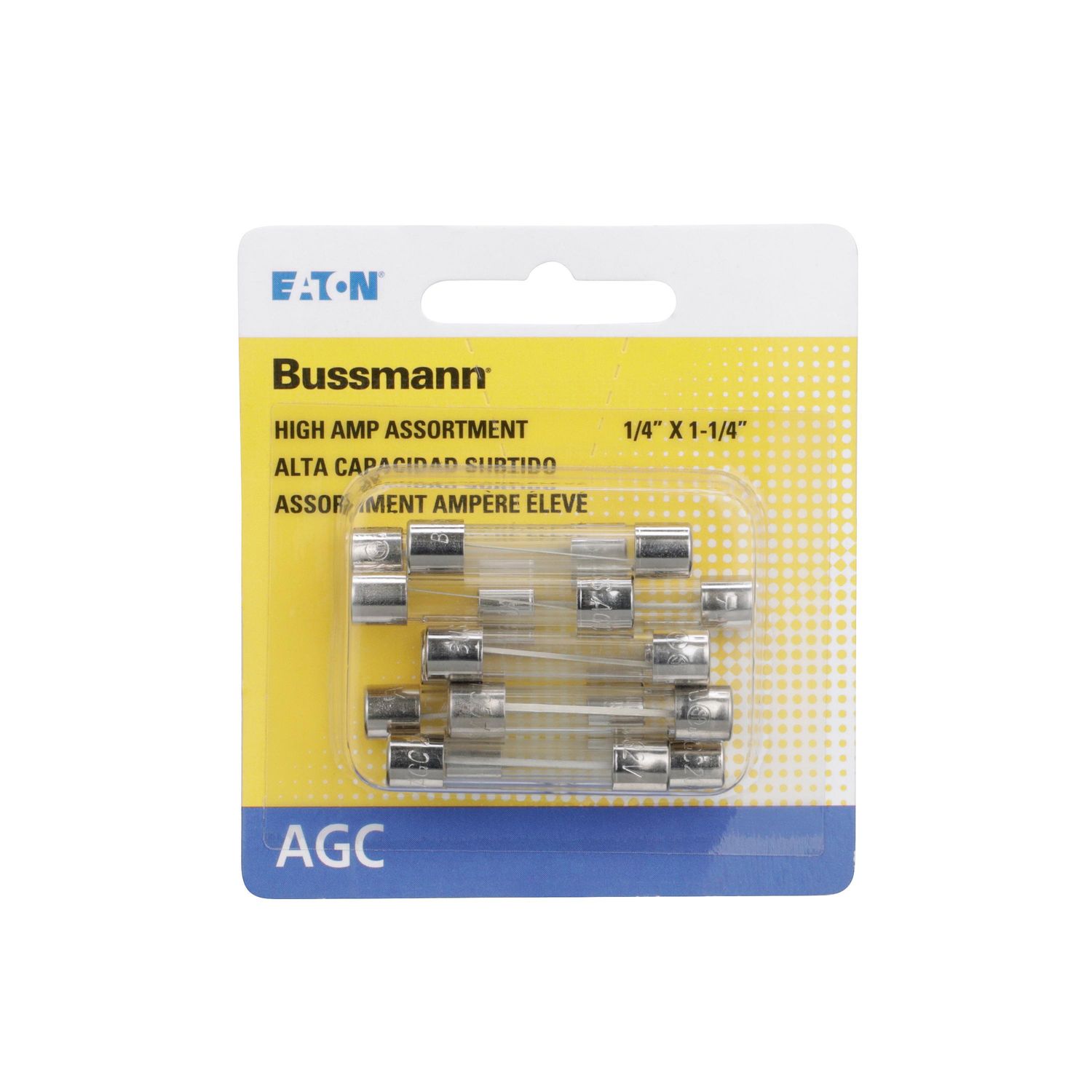 Bussmann AGC High Amp Glass Fuse Assortment 10 Piece