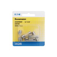 Bussmann AGC low Amp Glass Fuse Assortment 10 Piece