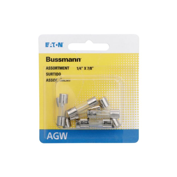 Bussmann AGW Glass Fuse Assortment 6 Piece