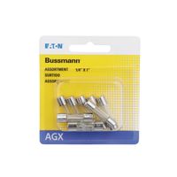 Bussmann AGC low Amp Glass Fuse Assortment 10 Piece