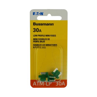 Bussmann 30 Amp ATM-LP Low Profile Mini Fuse 5 Piece