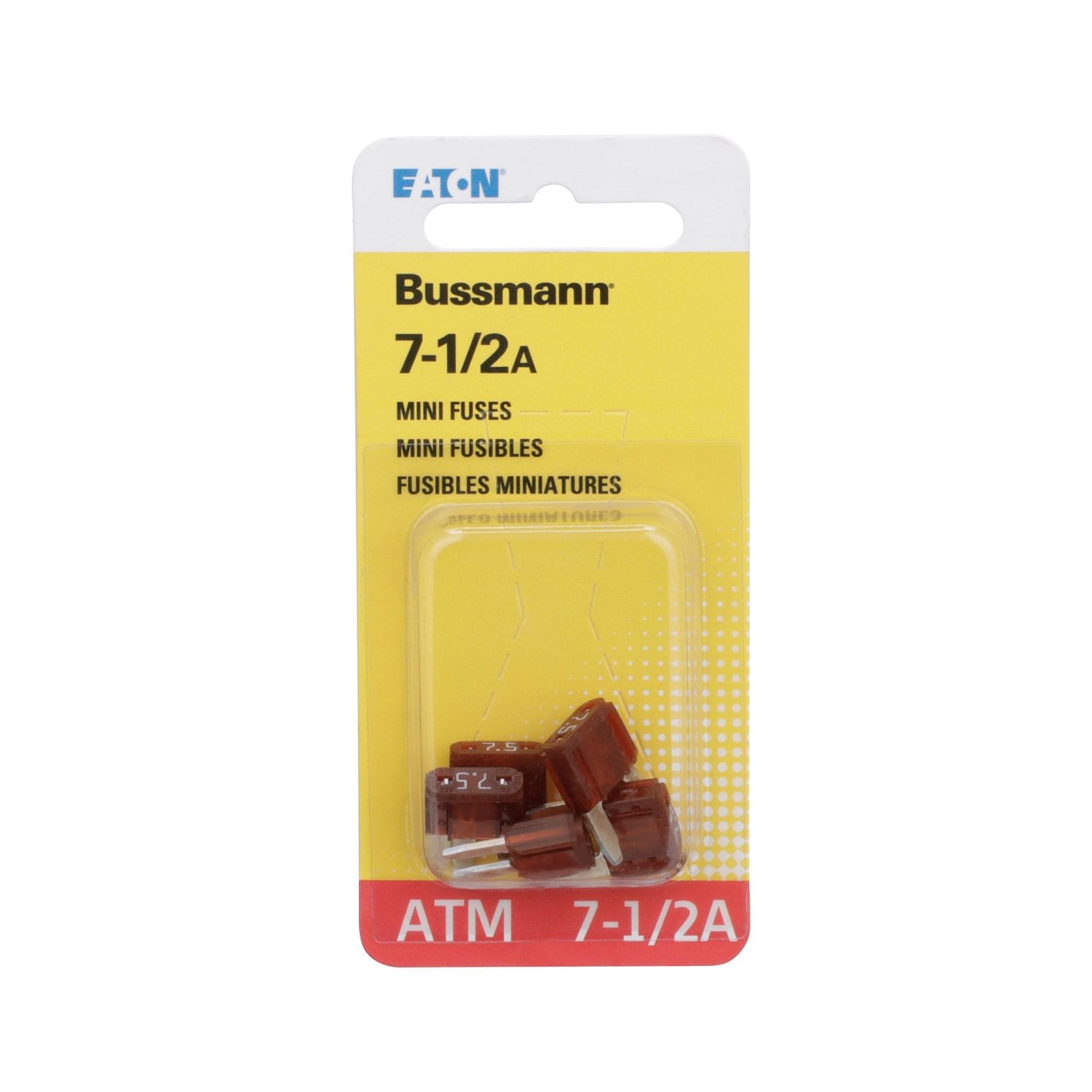 Bussmann 7.5 AMP ATM Mini Fuse 5 Piece