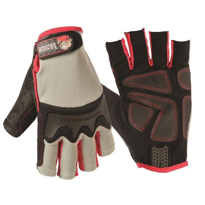 Grease Monkey Gorilla Grip Slip Resistant Gloves 5 Pack, X-Large