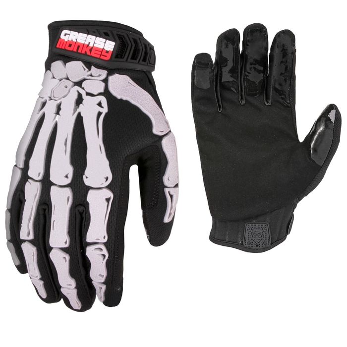 Skeleton cheap mechanic gloves