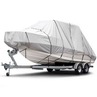 Budge Blue 12ft to 14ft 1200 Denier V-Hull Fishing Boat Cover at AutoZone