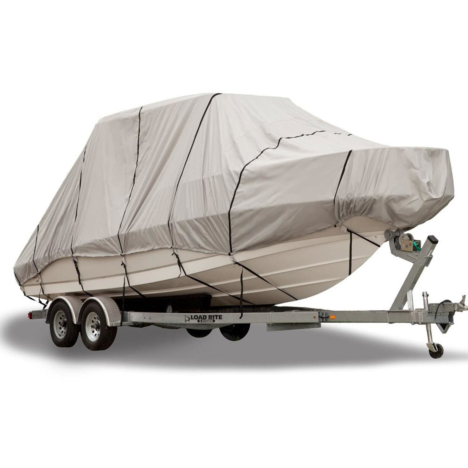 Budge B-621-X5 Gray 18ft To 20ft 600 Denier Hard Top Boat Cover