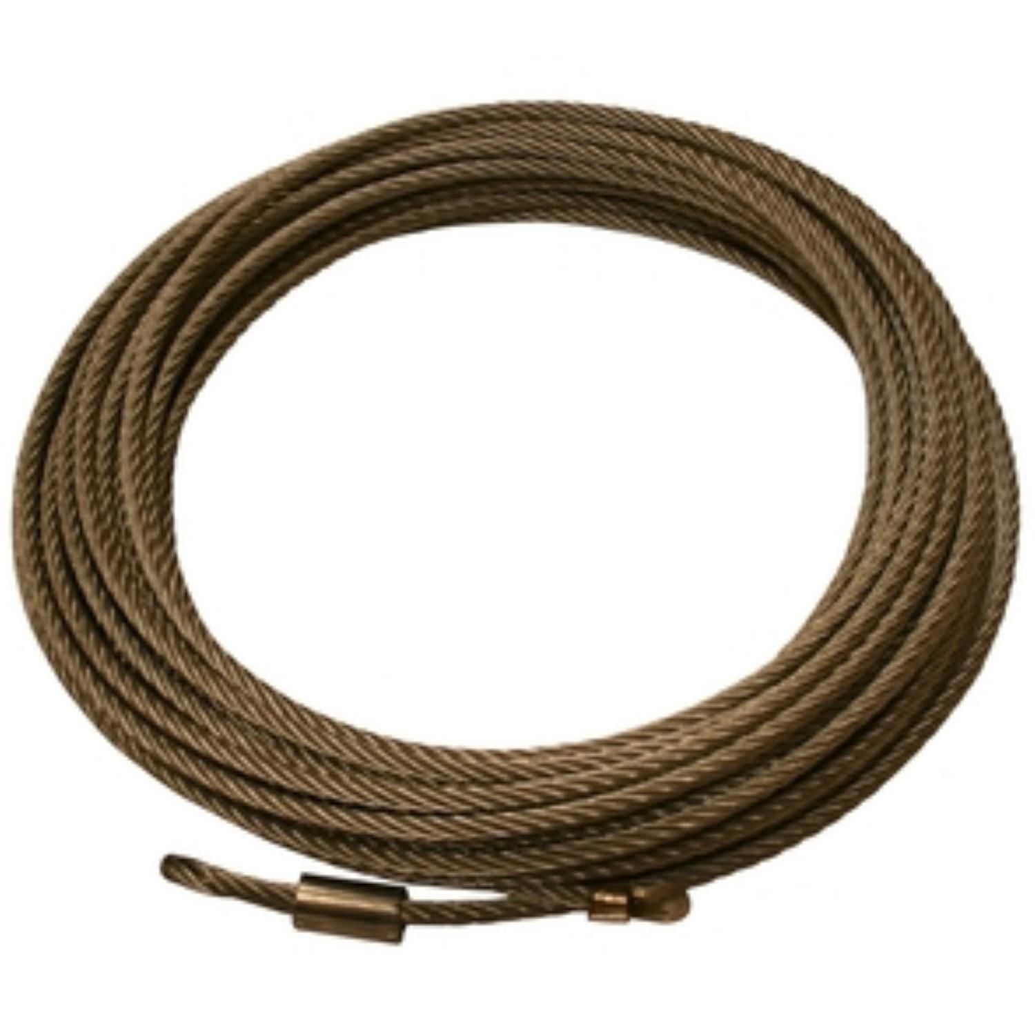 Bulldog Winch 3/16 in. X 40 ft. 5 MM. X 12.2 Meters 15002 Wire Rope
