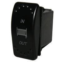 Bulldog Winch Bulldog Winch Switch In-Out 4 Pin White Momentary in Center Off Momentary Out