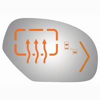 Burco Mirror Replacement Glass 5321HSB for 2009 Chevrolet Tahoe
