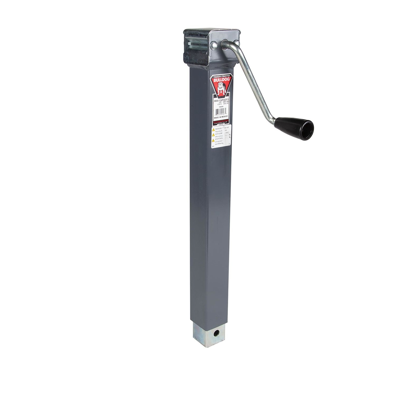 Bulldog Square Tube Trailer Jack