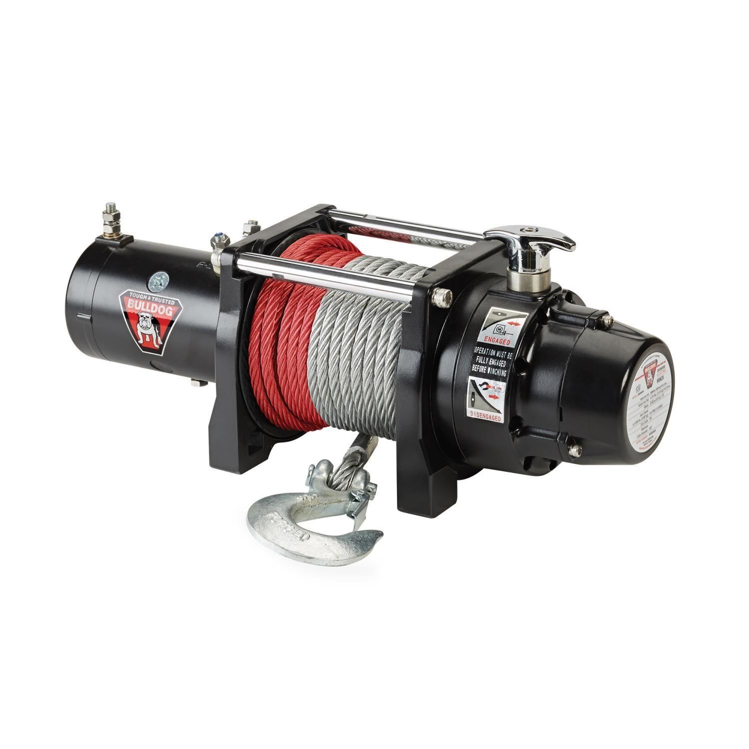 Bulldog 6000 lbs. electric heavy duty winch