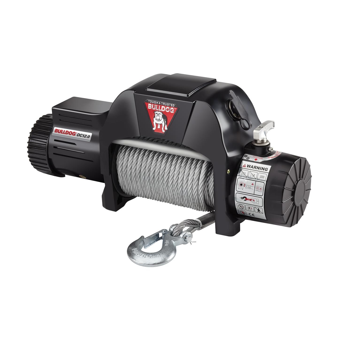 Bulldog 12000 lbs. electric heavy duty winch