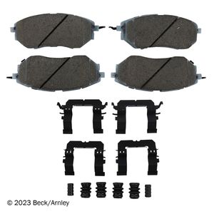 Beck / Arnley Ceramic Disc Brake Pad Set 085-6810 for Subaru WRX STI