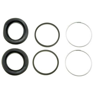 Rear Brake Caliper Rebuild Kit Fits - Ninja 600 ZX600 1985-1987 - Heavy Duty Brake Caliper Kit - Brake Caliper Repair Parts Set - Boots - Seal Kit - Bleeder Cap - Pins - Copper Washers
