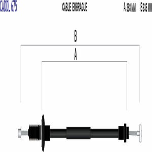 Cable del Embrague Duralast DL675 for Chevrolet Cavalier
