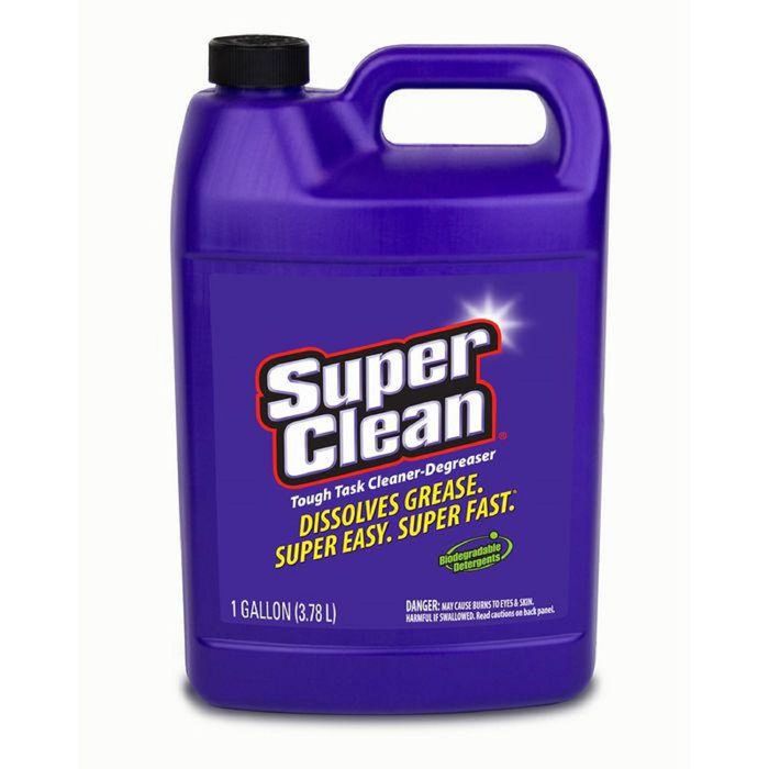 Drive Up Super Cleaner Concentrated Degreaser, 1 x 1 gal, Multi Purpose & Multi Surface, Safest Degreaser, Remove Motor Oil from Concrete, Industrial