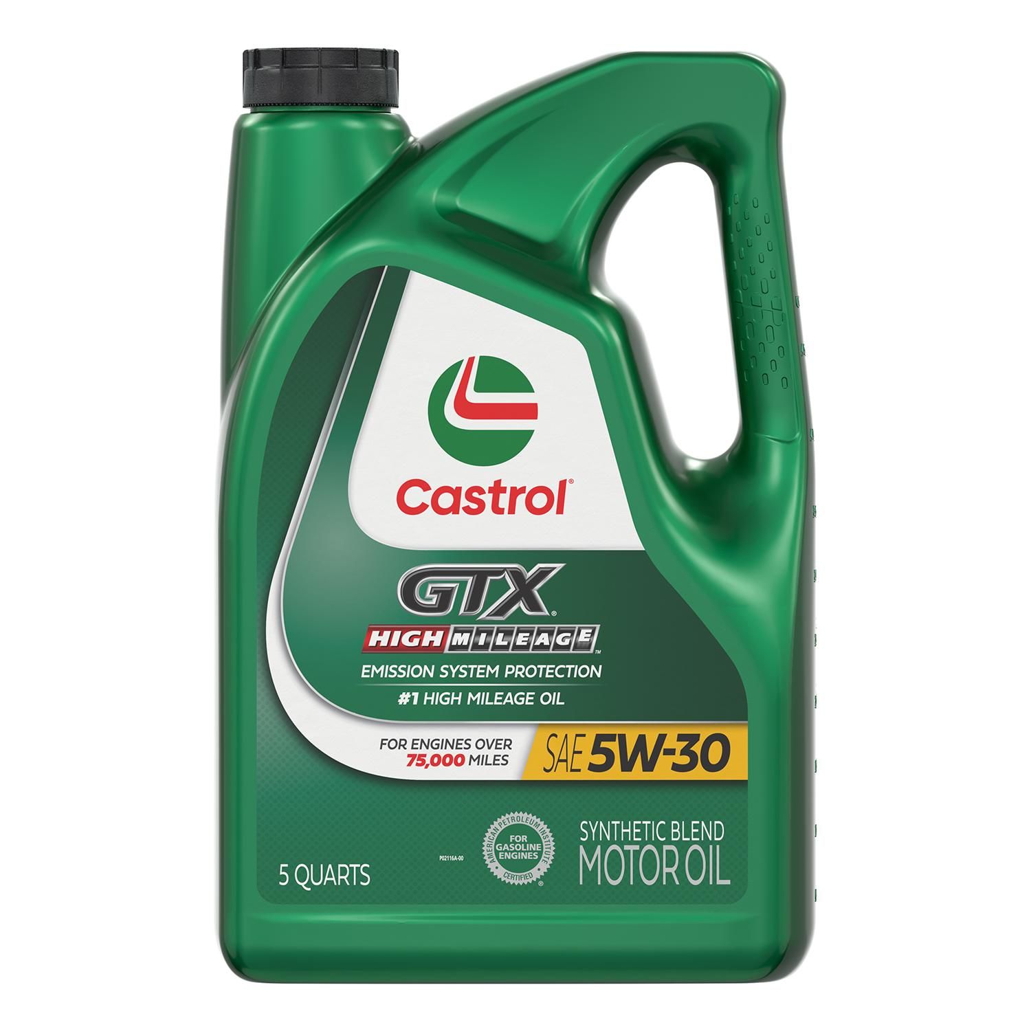 Castrol Gtx High Mileage 5w 30 Engine Oil 5 Quart