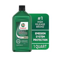 Castrol GTX High Mileage Motor Oil, SAE 5W-30 - 1 qt