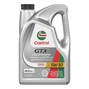 Castrol GTX Full Synthetic Engine Oil 5W-30 5 Quart