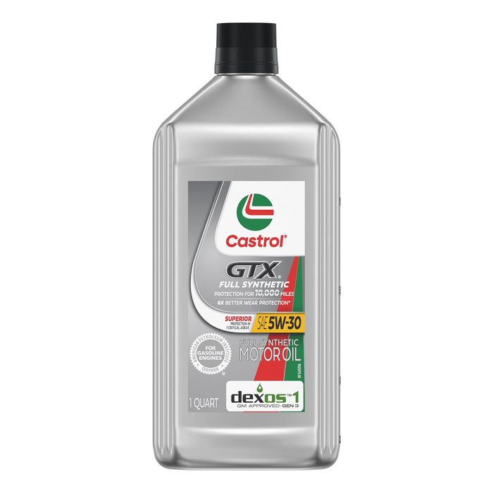 Castrol GTX Full Synthetic 5W-30 Motor Oil, 5 Quarts