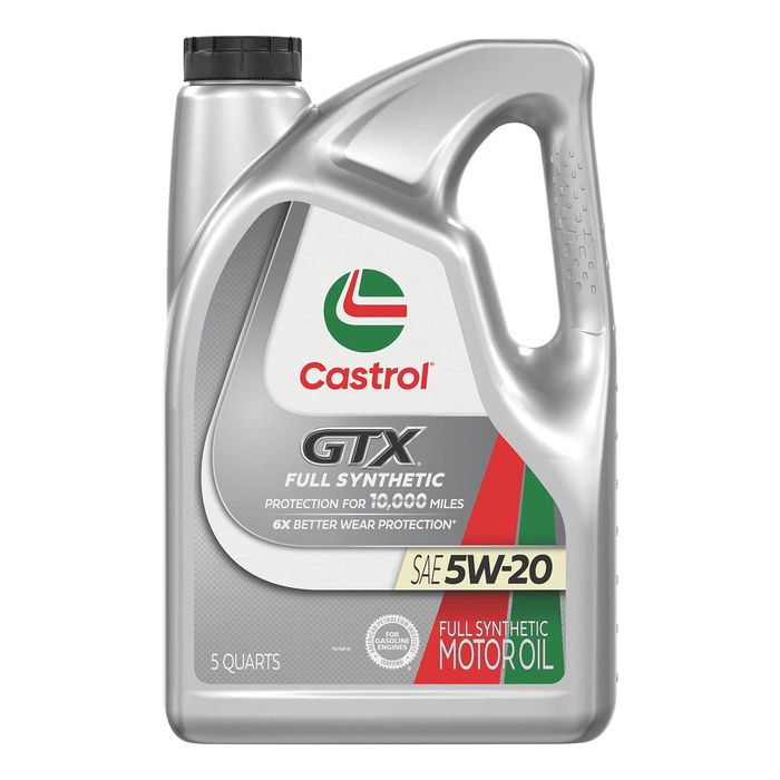 Castrol GTX Full Synthetic Engine Oil 5W-20 5 Quart