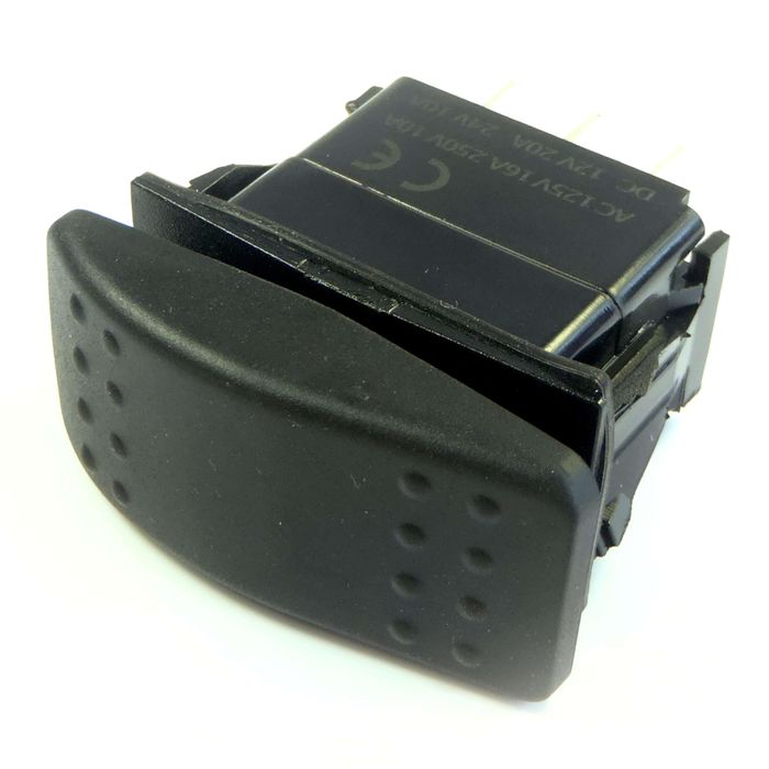 Cambridge 20 Amps Black Rocker Switch