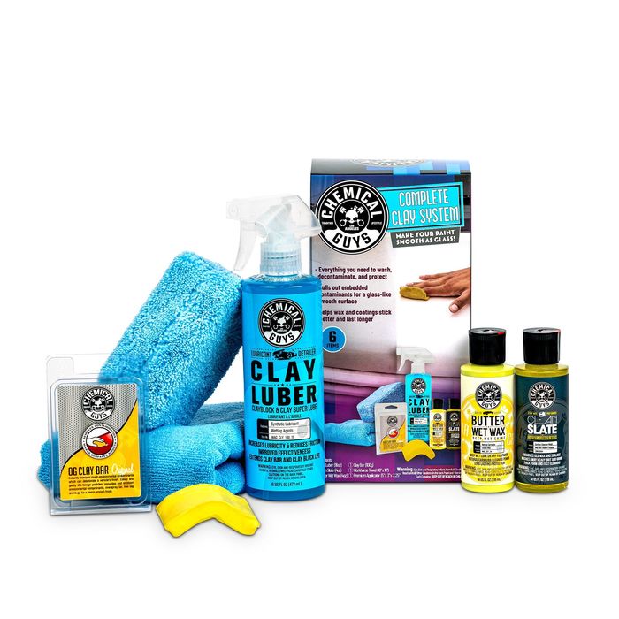 Poorboy's World Pro Shop Clay Bar Kit - 12 Clay Bars, Gallon Clay Lube, 12  DMT Microfiber Towels