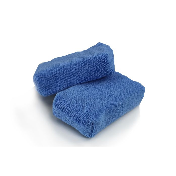 12 Pack Blue Microfiber Applicator Pad