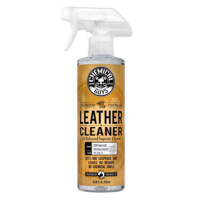 Chemical Guys Leather Cleaner Colorless & Odorless Super Cleaner - -  SPI_208 – throtl