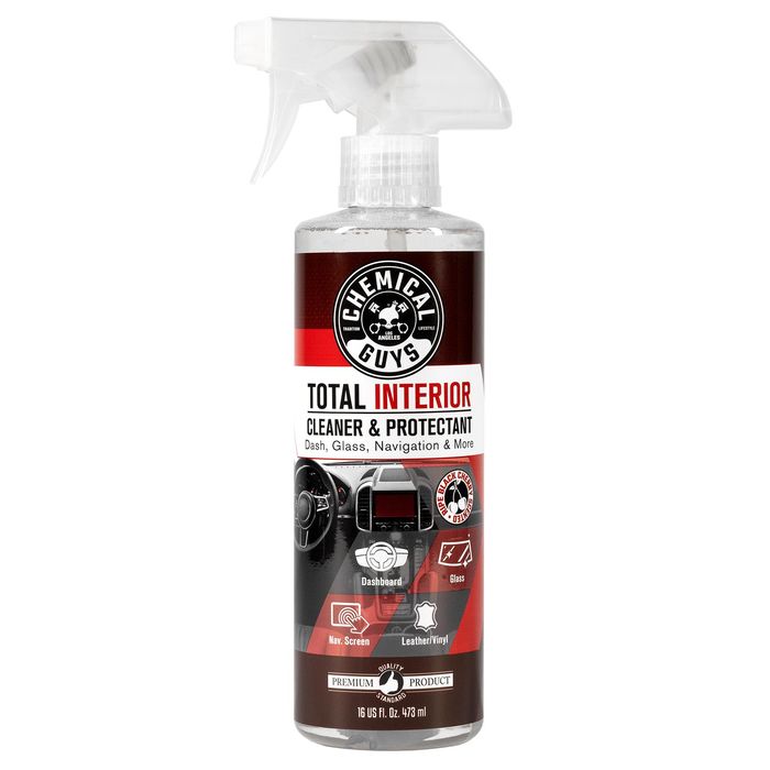 Simplify your interior cleaning with Total Interior Cleaner & Protectant!⁣  ⁣ Total Interior is the perfect all in one interior cleaner and  protectant, By Chemical Guys