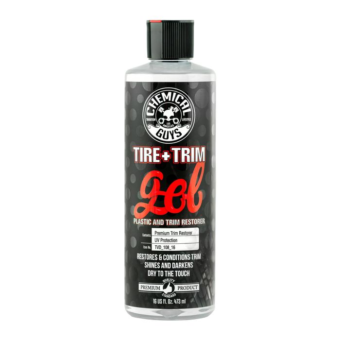 Chemical Guys Tire and Trim Gel Plastic and Rubber Hi-Gloss Restorer and  Protectant 16oz