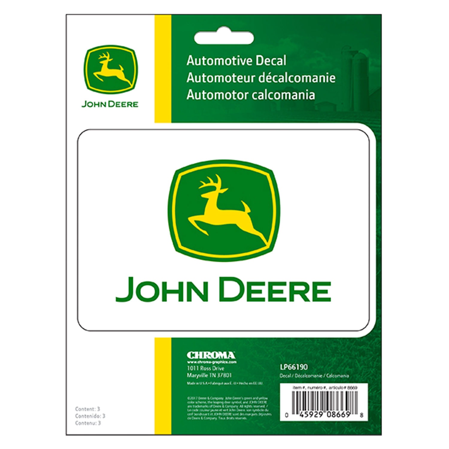 John Deere John Deer Decal 7975