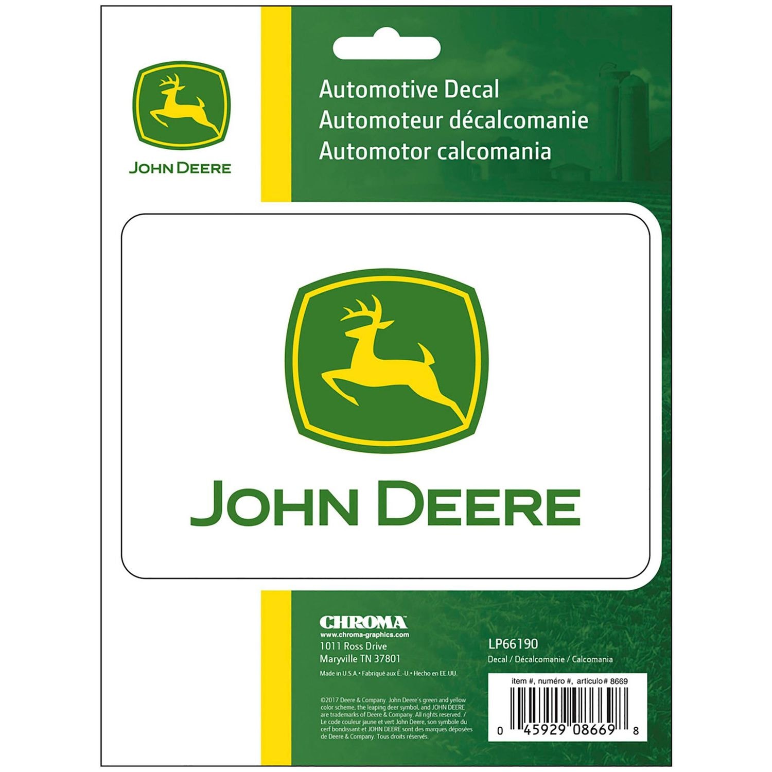 John Deere John Deer decal