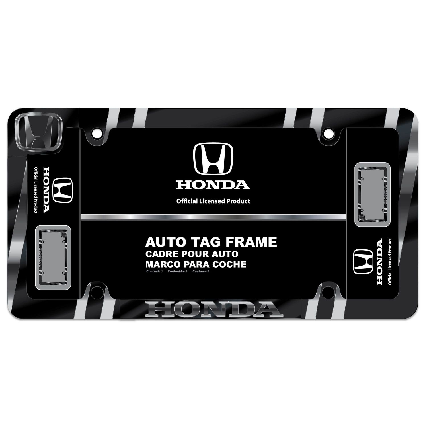 Chroma Graphics Chrome Honda License Plate Frame