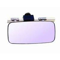 CIPA 7 X 14 in. Black Comp Universal Marine Mirror